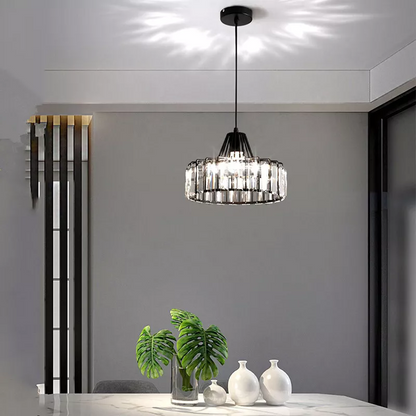 Black Crystal Nordic Style Pendant Light | Urelix