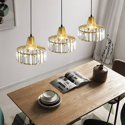 Black Crystal Nordic Style Pendant Light | Urelix