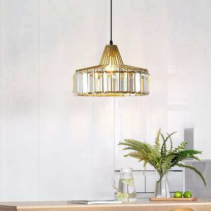 Black Crystal Nordic Style Pendant Light | Urelix