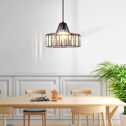 Black Crystal Nordic Style Pendant Light | Urelix