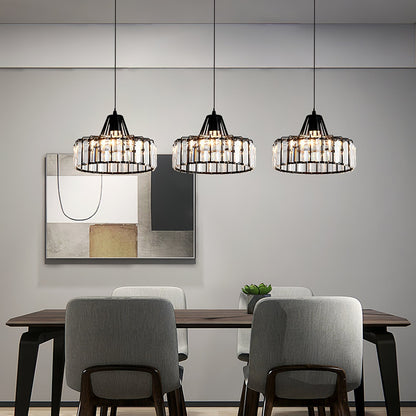 Black Crystal Nordic Style Pendant Light | Urelix