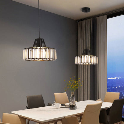 Black Crystal Nordic Style Pendant Light | Urelix