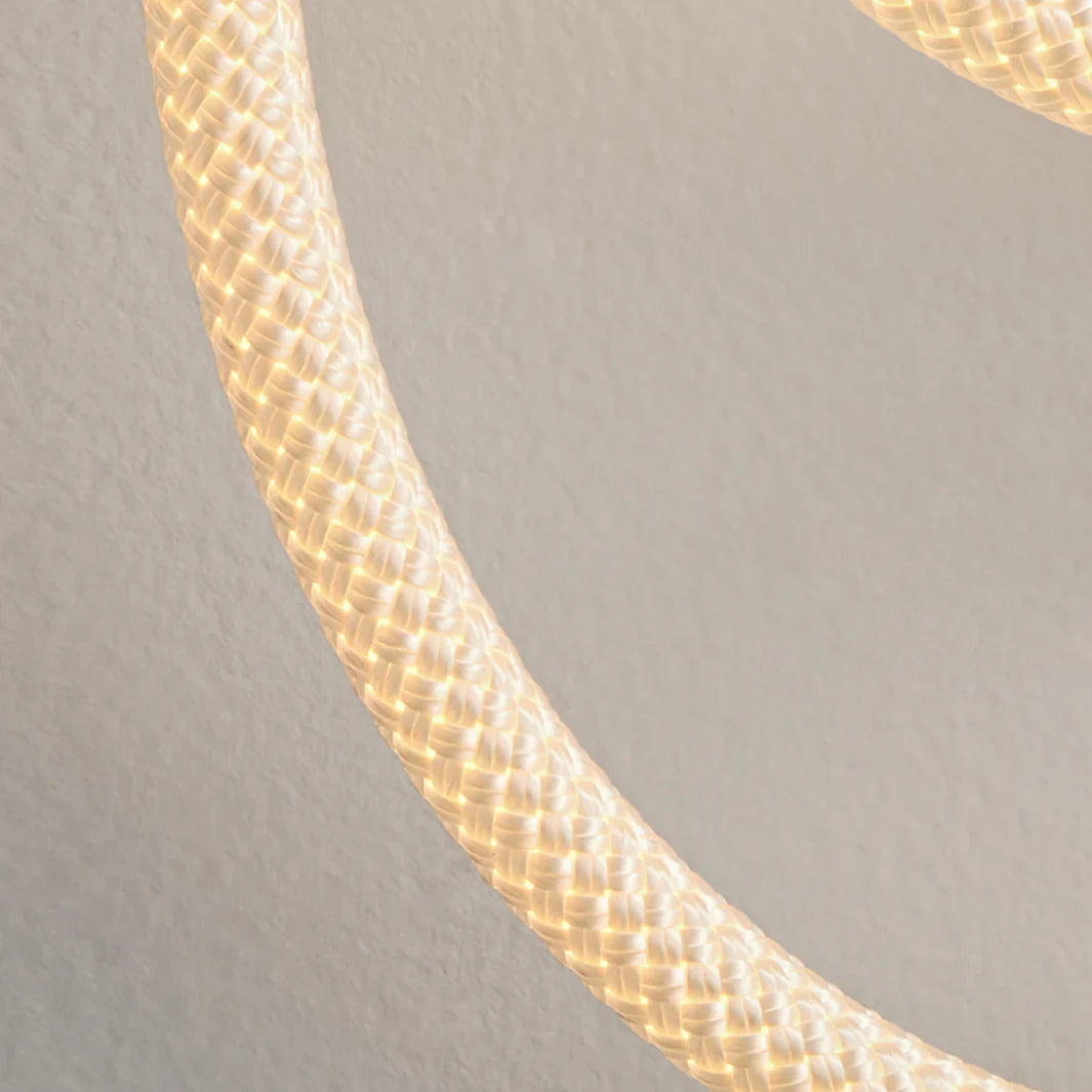 Braided Silicone Rope Wall Light for Modern Rooms | Raynora