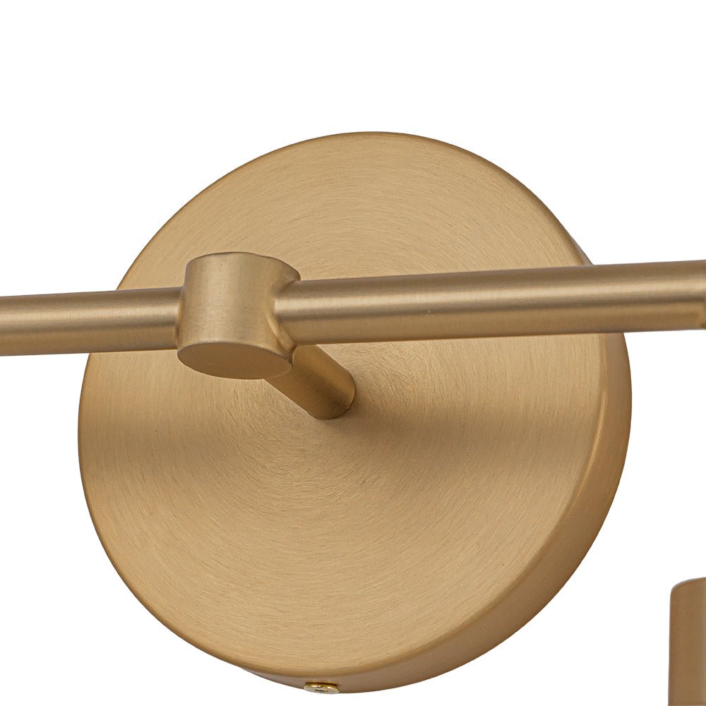 Brass Dome Wall Sconce with Opal Glass Shade Light | Cresia