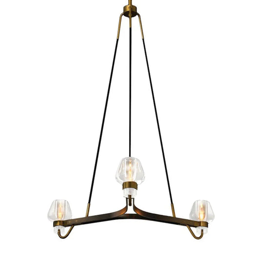 Brass Frame Chandelier for Contemporary Interiors | Lumiraq