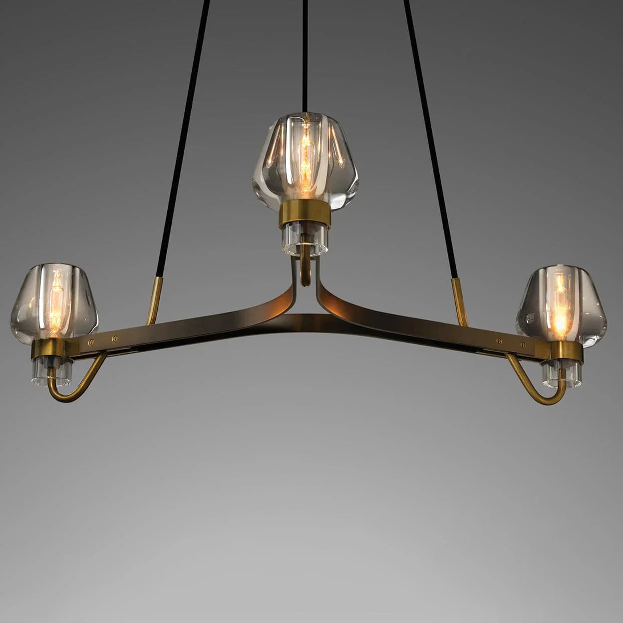 Brass Frame Chandelier for Contemporary Interiors | Lumiraq