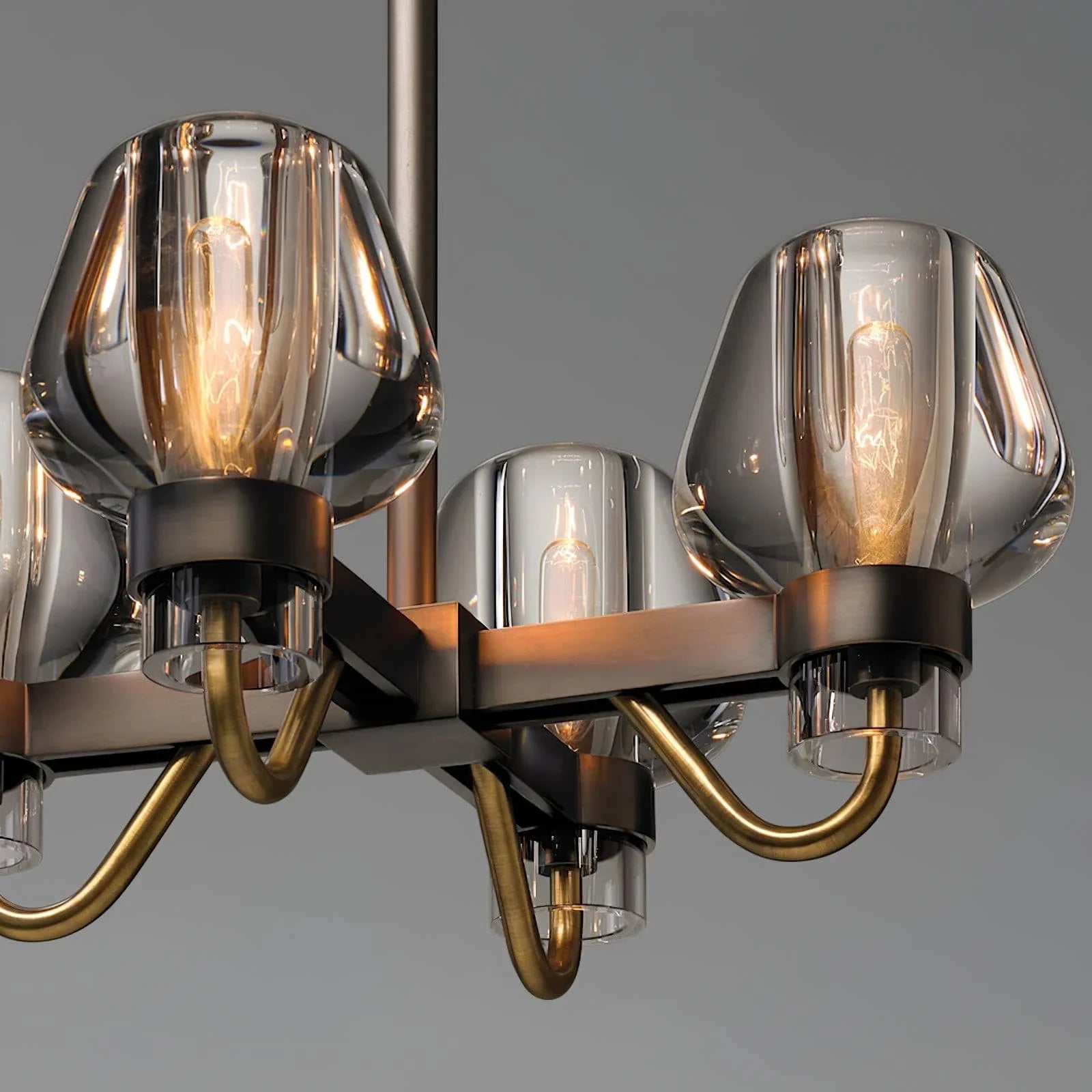 Brass Frame Chandelier for Contemporary Interiors | Lumiraq