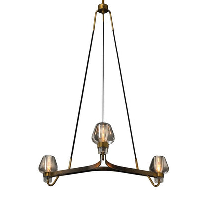 Brass Frame Chandelier for Contemporary Interiors | Lumiraq