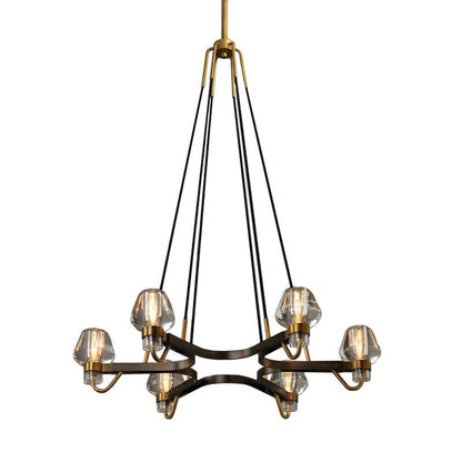 Brass Frame Chandelier for Contemporary Interiors | Lumiraq