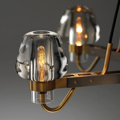Brass Frame Chandelier for Contemporary Interiors | Lumiraq