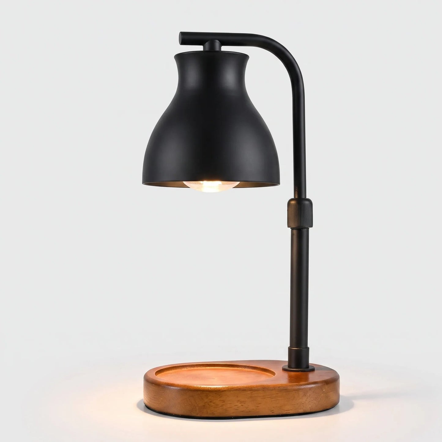Candle Warmer Lamp Dimmable Black Metal Shade