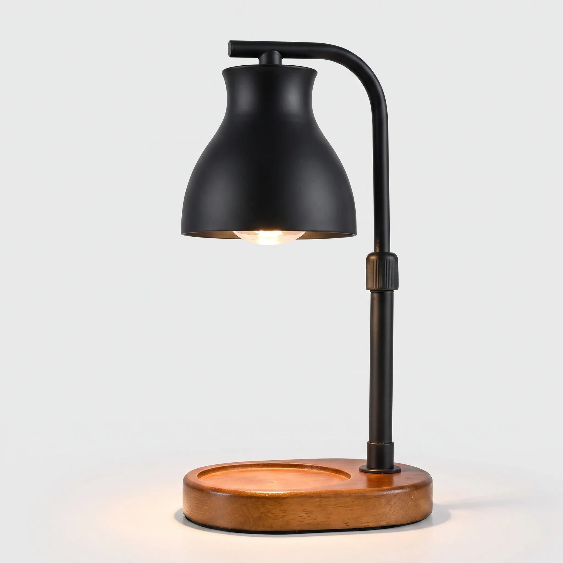 Candle Warmer Lamp Dimmable Black Metal Shade