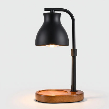 Candle Warmer Lamp Dimmable Black Metal Shade