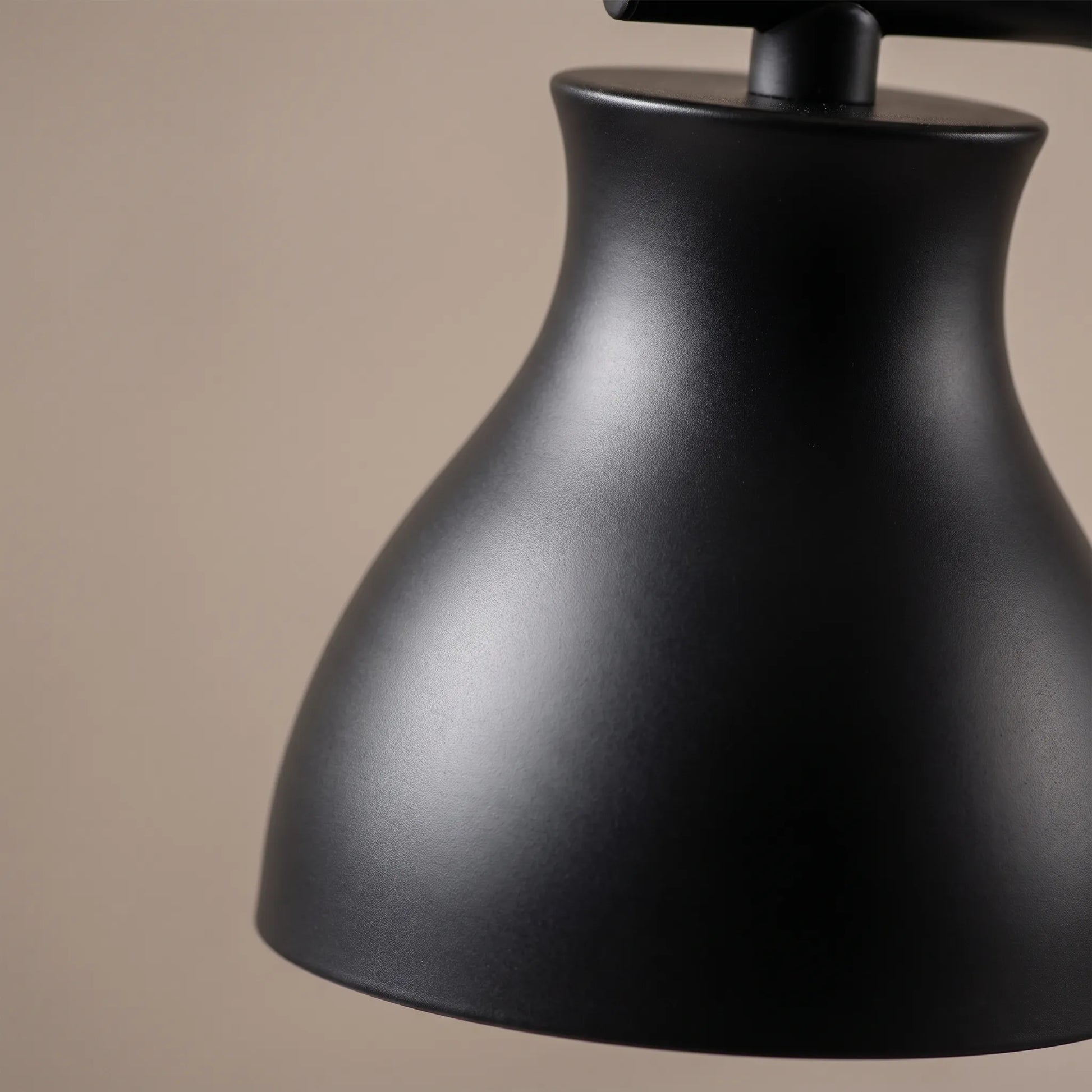 Candle Warmer Lamp Dimmable Black Metal Shade
