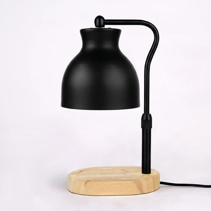 Candle Warmer Lamp Dimmable Black Metal Shade