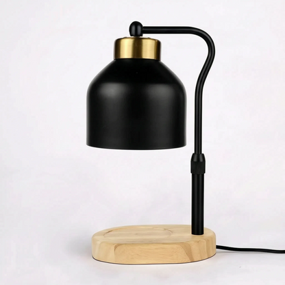 Candle Warmer Lamp Dimmable Black Metal Shade