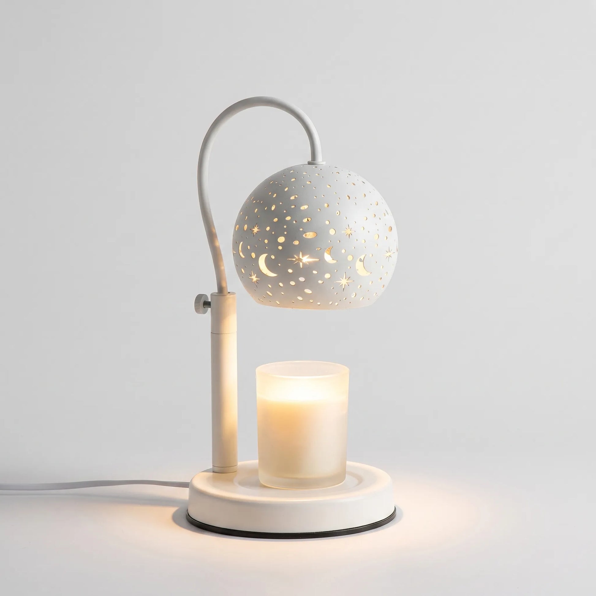 Candle Warmer Lamp Moon and Stars Design