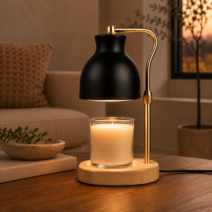 Candle Warmer Lamp with Adjustable Height and Dimmer