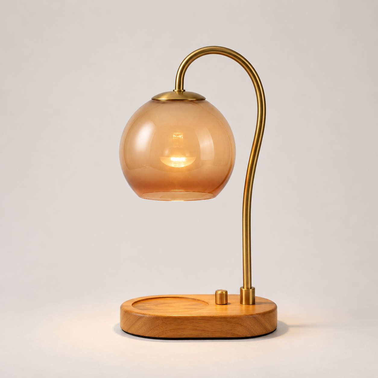 Candle Warmer Lamp with Dimmable Mosaic Shade