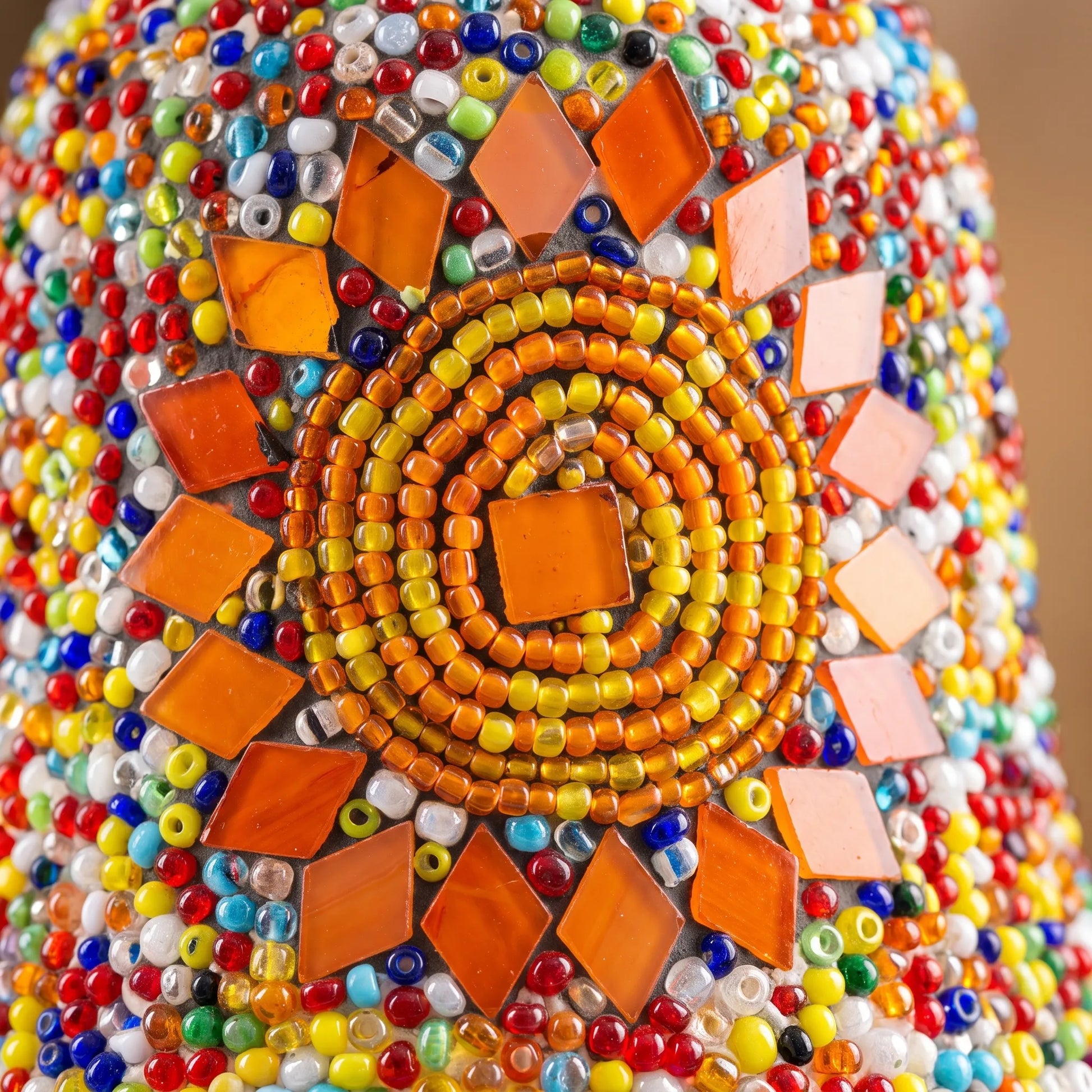 Candle Warmer Lamp with Dimmable Mosaic Shade