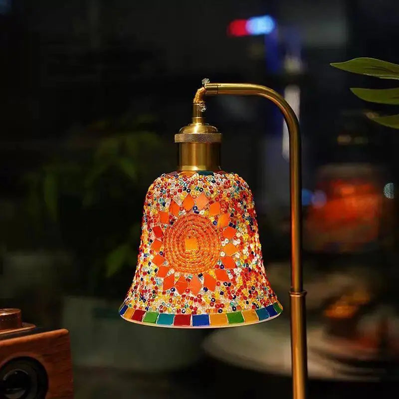 Candle Warmer Lamp with Dimmable Mosaic Shade