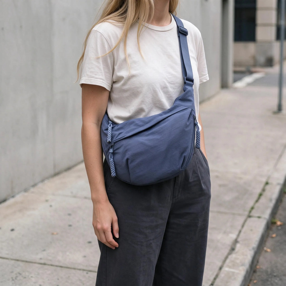 Casual Slouchy Tote Crossbody Shoulder Bag