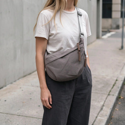Casual Slouchy Tote Crossbody Shoulder Bag