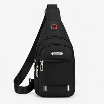 Casual Zippered Travel Crossbody Sling Bag