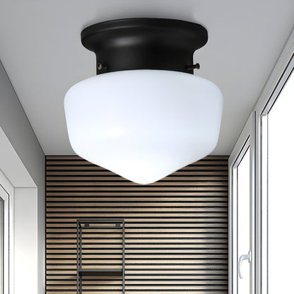 Ceiling Glass Flush Mount Light Modern Style | Auraly