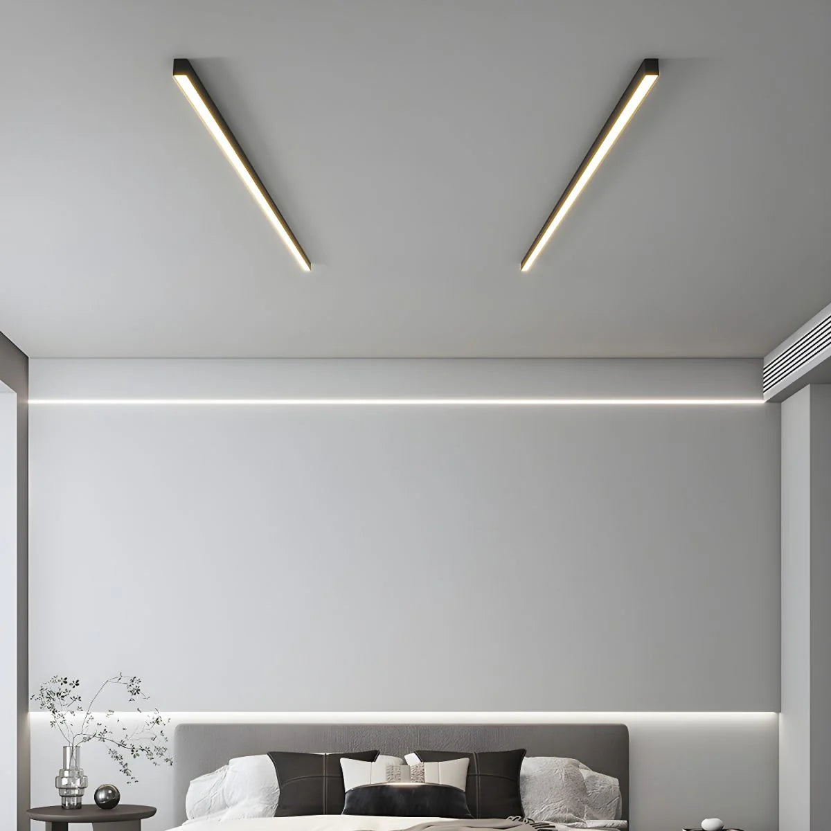 Ceiling LED Linear Light Minimalist Modern Style | Lumise