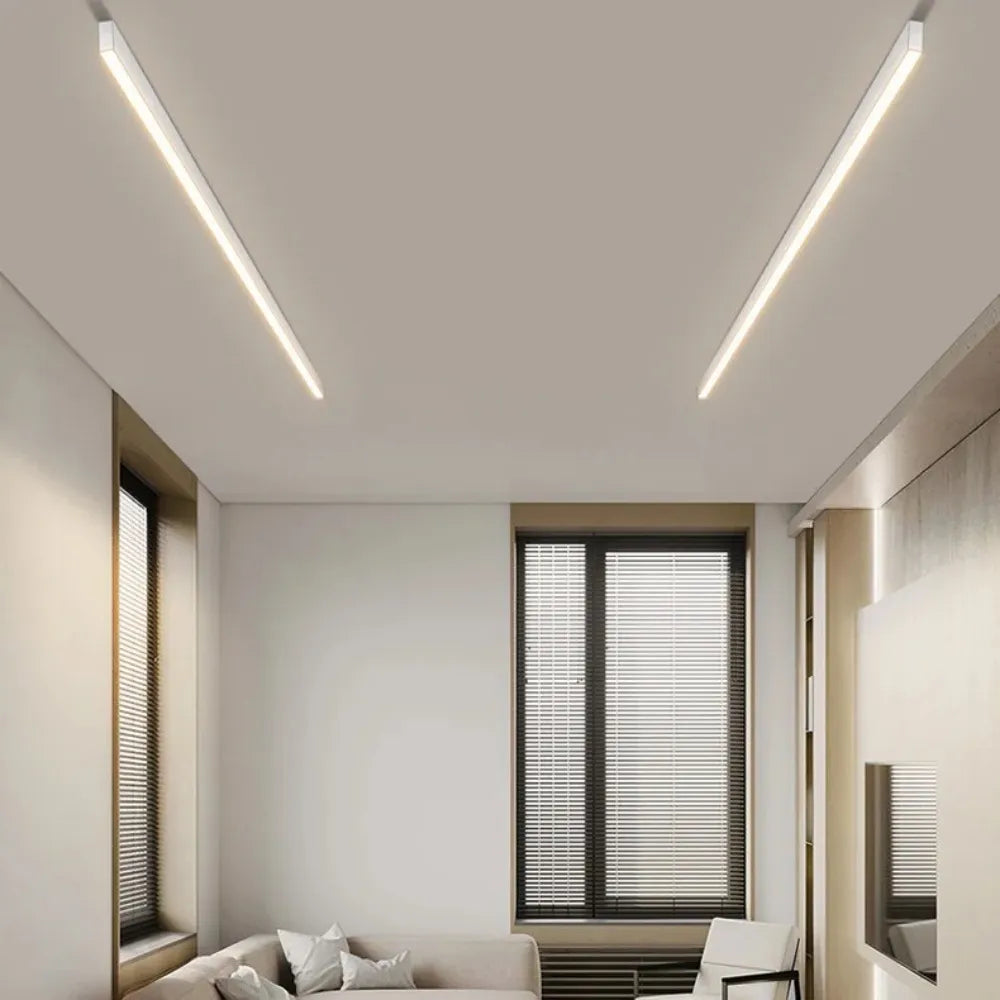 Ceiling LED Linear Light Minimalist Modern Style | Lumise