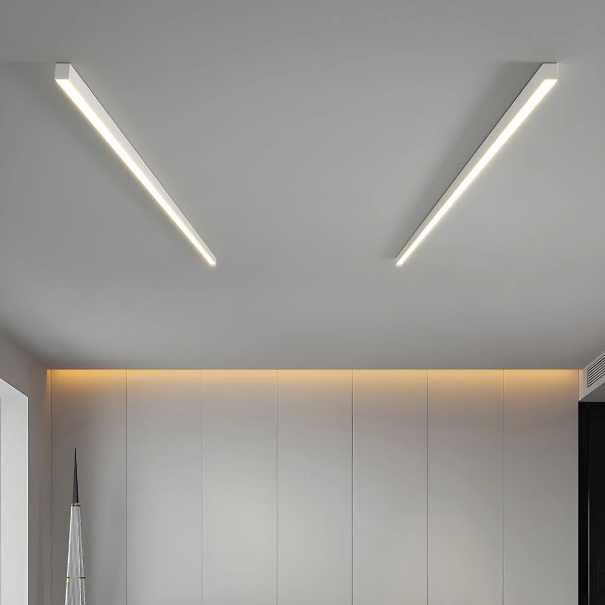 Ceiling LED Linear Light Minimalist Modern Style | Lumise
