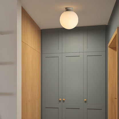 Ceiling Light with Opal Glass Nordic Design | Lumivor