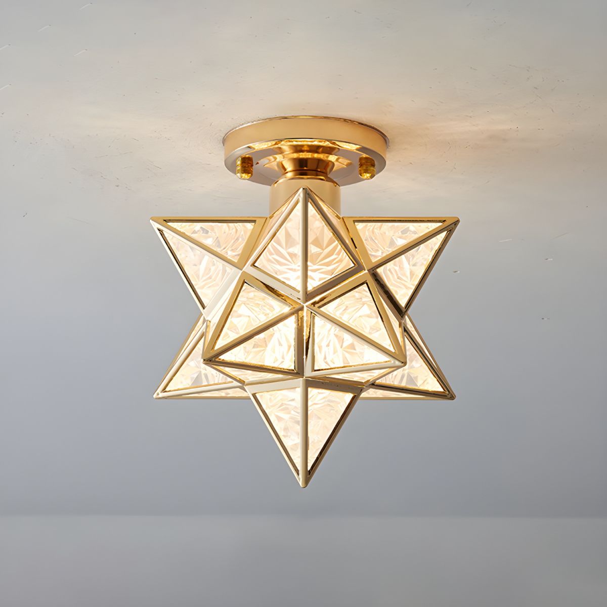 Ceiling Star Design Light Nordic Colonial Style | Lumoren