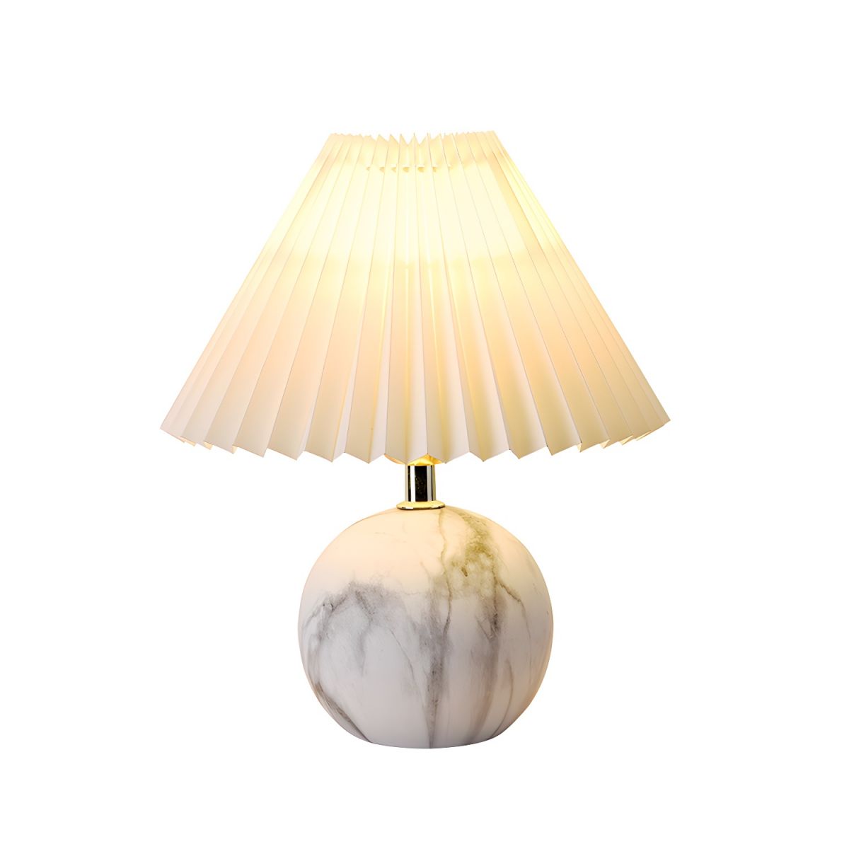 Ceramic Base Table Lamp with Cone Shade Modern | Kordale