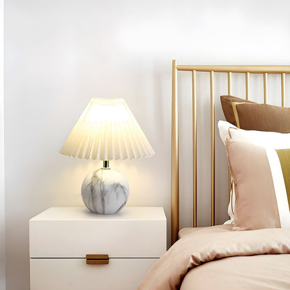 Ceramic Base Table Lamp with Cone Shade Modern | Kordale
