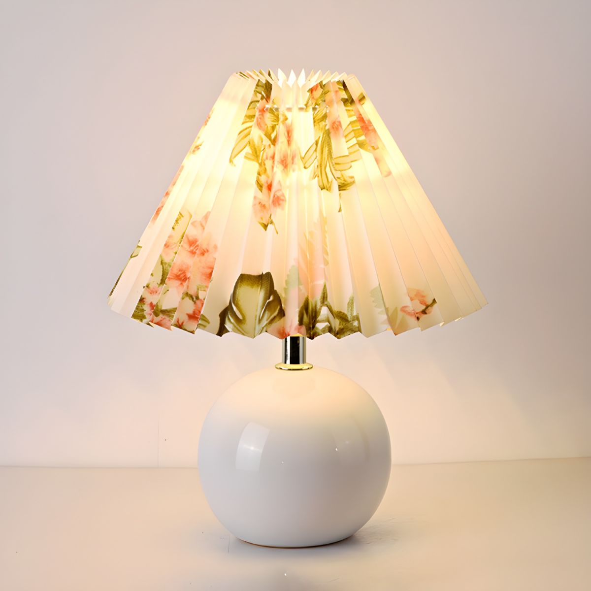 Ceramic Base Table Lamp with Cone Shade Modern | Kordale