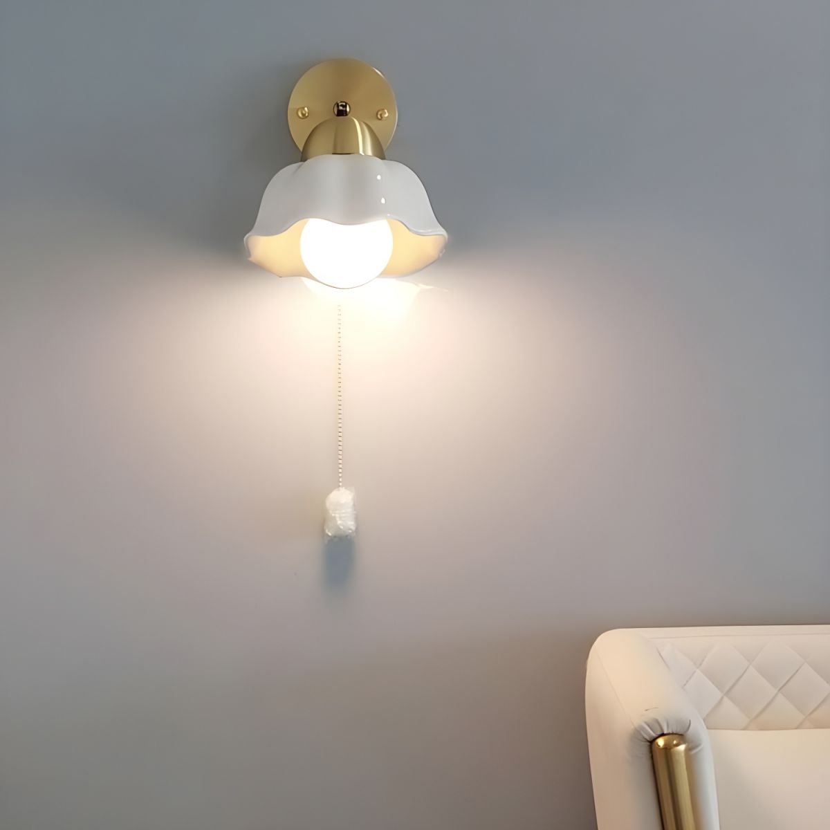 Ceramic Medieval Wall Light for Bedside Spaces | Cerovia