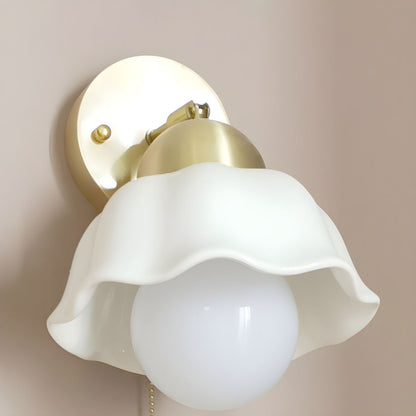 Ceramic Medieval Wall Light for Bedside Spaces | Cerovia