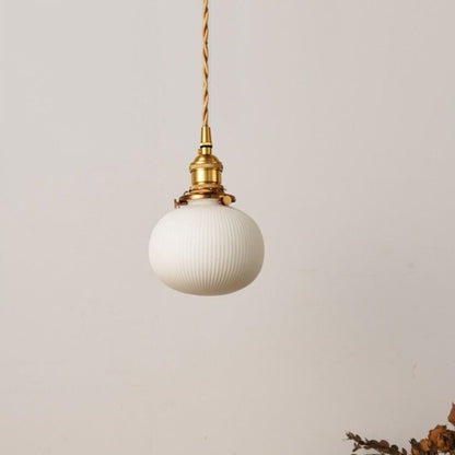 Ceramic Pendant Light Retro Japanese Scandinavian | Halvion