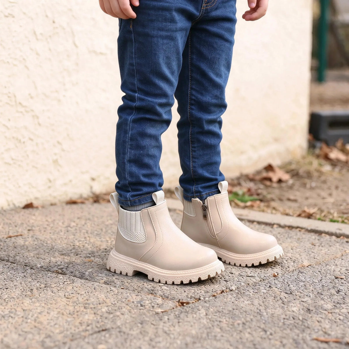 Children Round Toe Ankle Boots