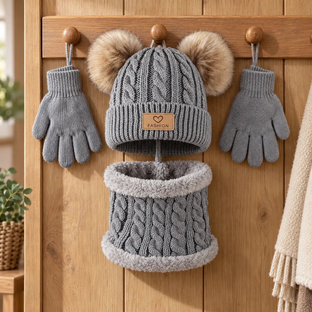 Children's Knit Winter Accessory Set
