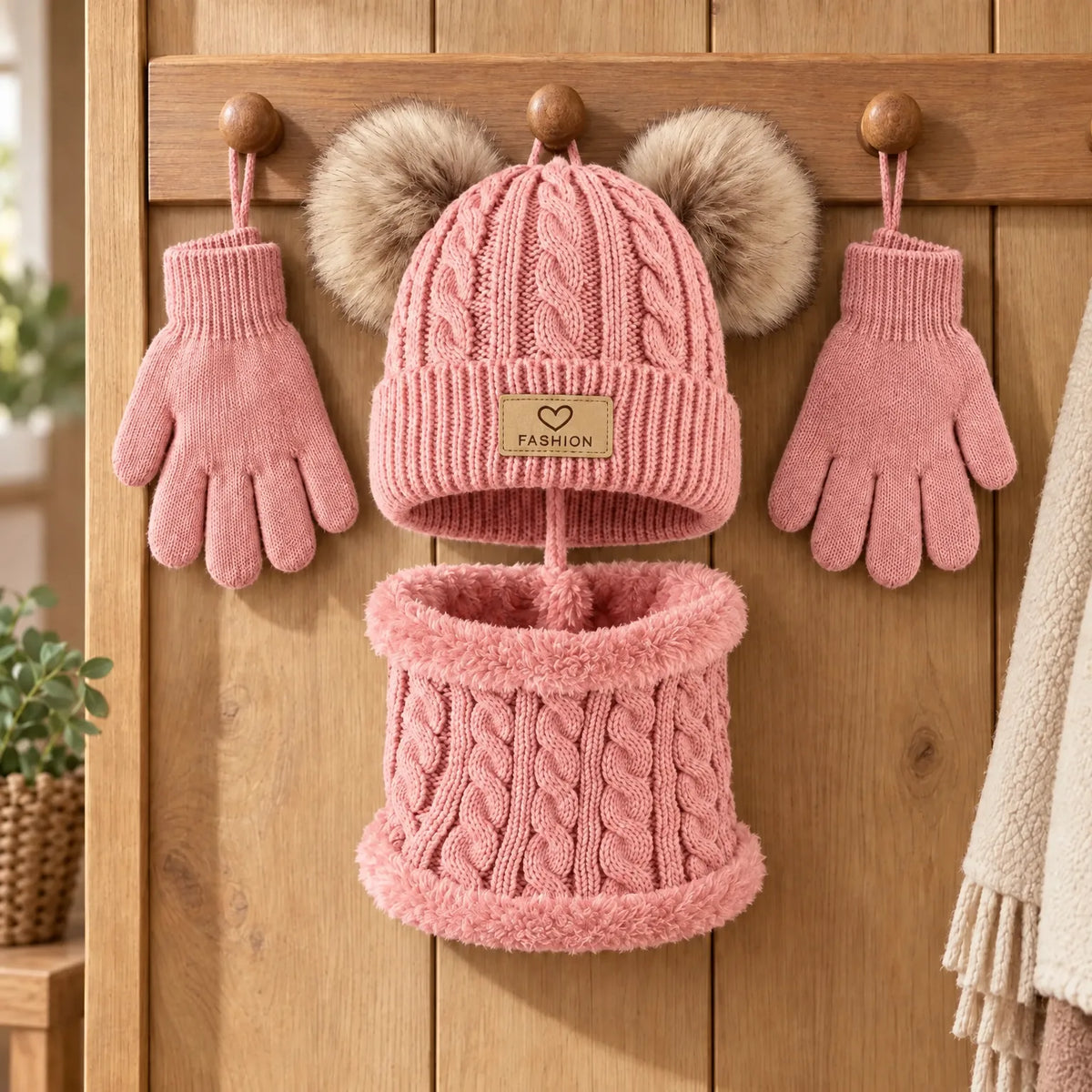 Children's Knit Winter Accessory Set
