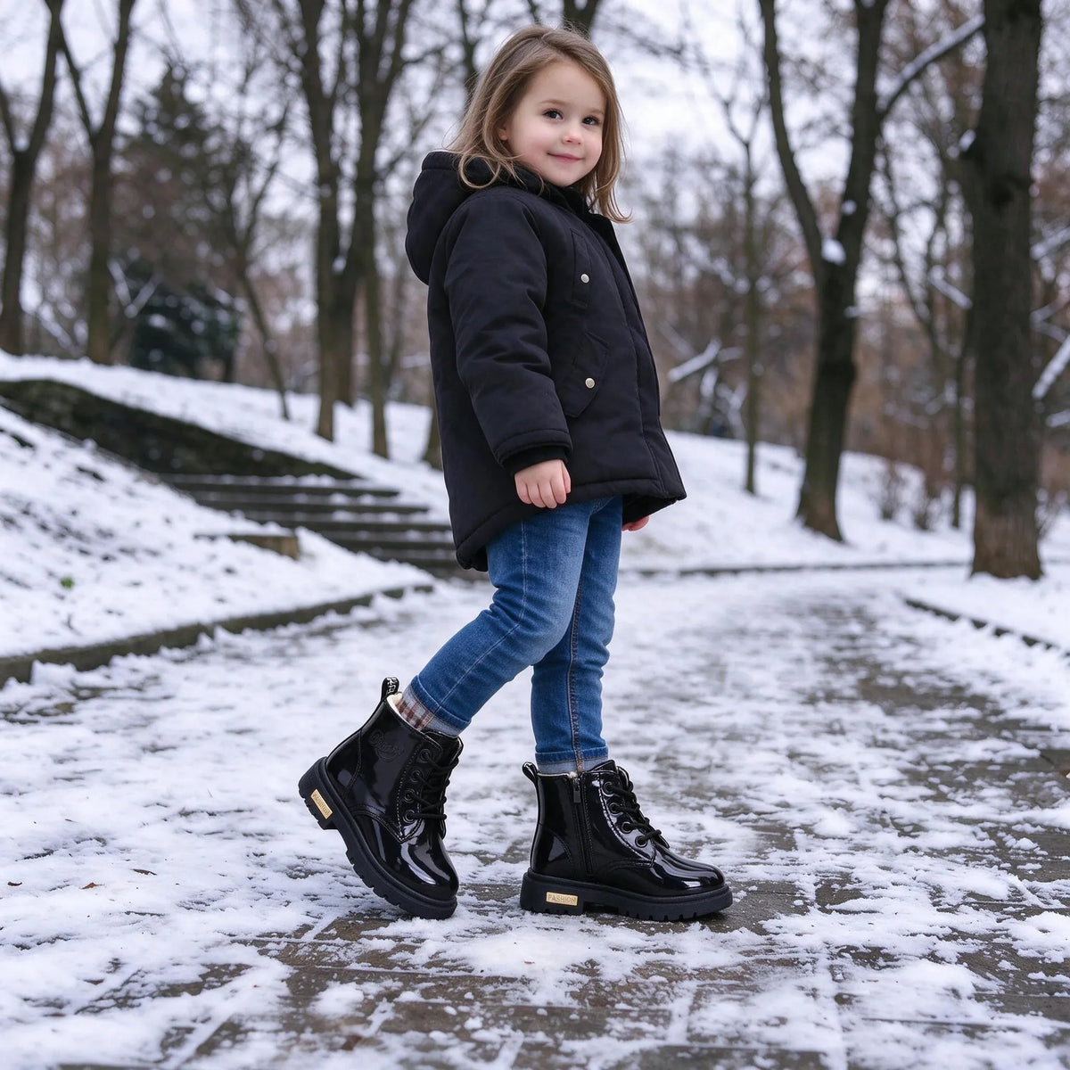Children's Lace-Up Ankle Boots