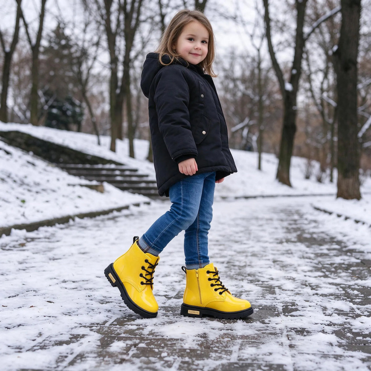 Children's Lace-Up Ankle Boots