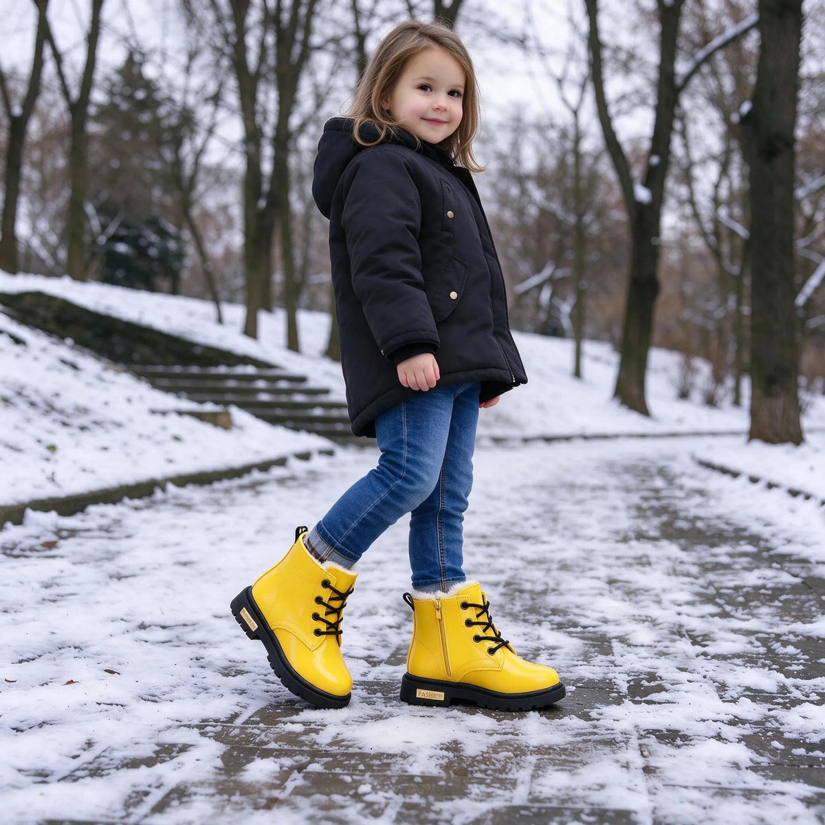 Children's Lace-Up Ankle Boots