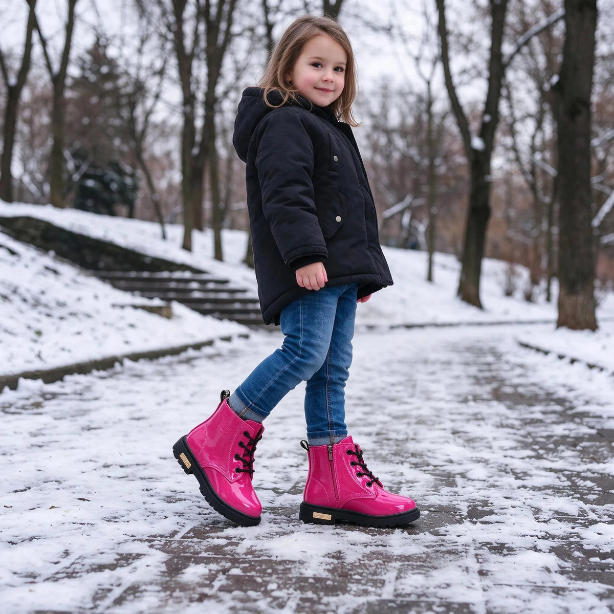 Children's Lace-Up Ankle Boots