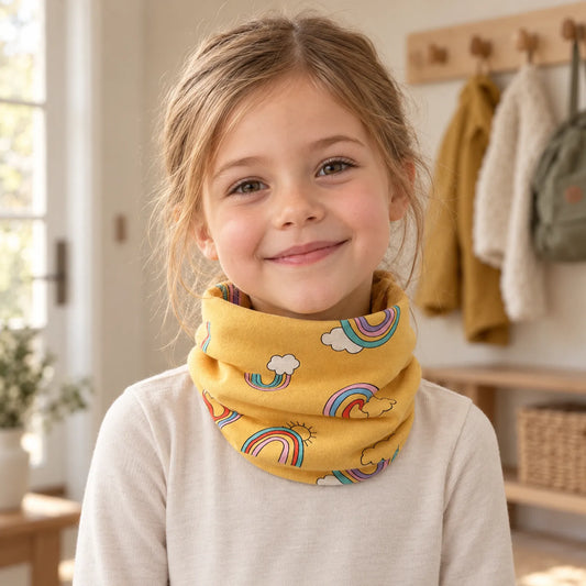 Children's Printed Ring Neck Scarf