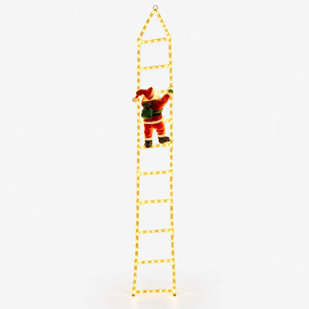 Christmas Santa Claus Climbing Ladder Light