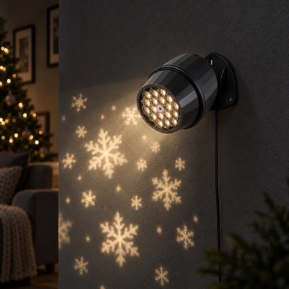 Christmas Snowflake Wall Projector Light